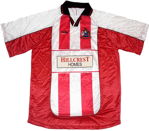 maillot de foot altrincham fc domicile 2002-2003 rétro