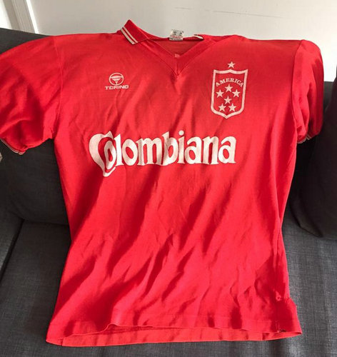 maillot de foot américa de cali domicile 1989-1991 rétro