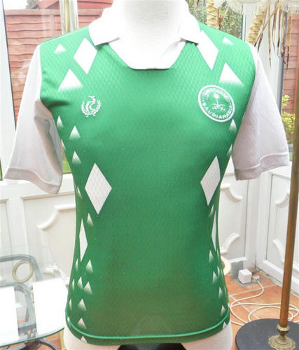 maillot de foot arabie saoudite domicile 1997 rétro