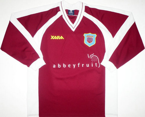 maillot de foot arbroath fc domicile 1999-2000 rétro