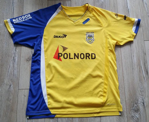 maillot de foot arka gdynia domicile 2008-2009 pas cher