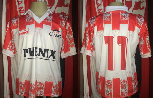 maillot de foot as cannes domicile 1990-1991 pas cher