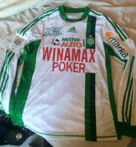 maillot de foot as saint-étienne exterieur 2012-2013 rétro