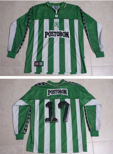 maillot de foot atlético nacional domicile 2001-2003 rétro