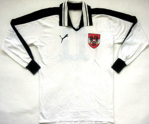 maillot de foot autriche domicile 1984-1985 rétro