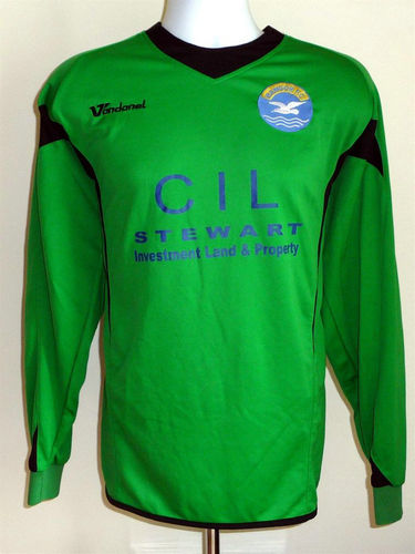 maillot de foot bangor fc gardien 2008-2009 rétro