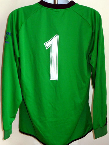 maillot de foot bangor fc gardien 2008-2009 rétro