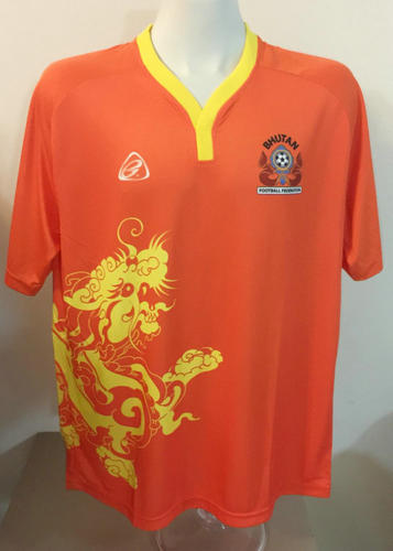 maillot de foot bhoutan domicile 2015 rétro