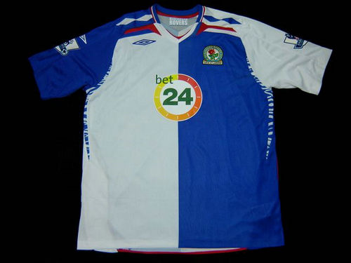 maillot de foot blackburn rovers fc domicile 2007-2008 pas cher