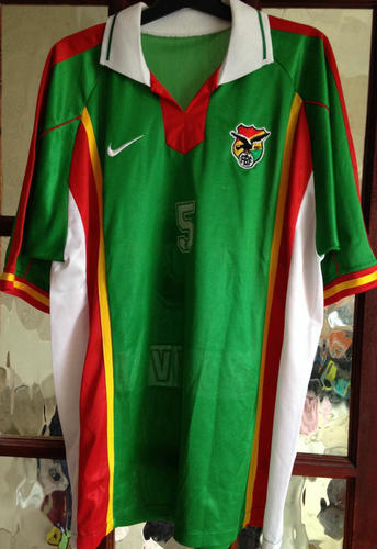 maillot de foot bolivie domicile 2000-2001 rétro