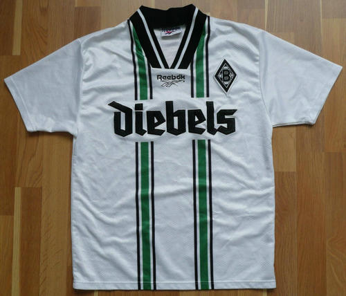 maillot de foot borussia mönchengladbach domicile 1996-1997 rétro