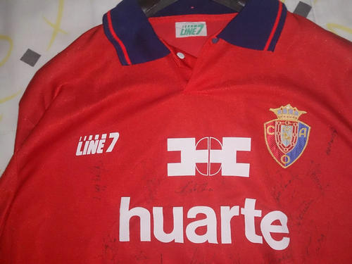 maillot de foot ca osasuna domicile 1992-1994 rétro maillot de foot ca osasuna domicile 1992-1994 rétro