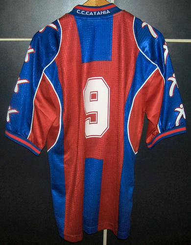 maillot de foot calcio catane domicile 2000-2001 rétro maillot de foot calcio catane domicile 2000-2001 rétro