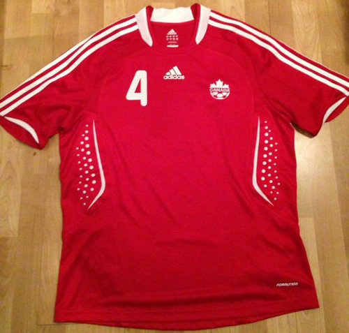 maillot de foot canada domicile 2008-2009 rétro