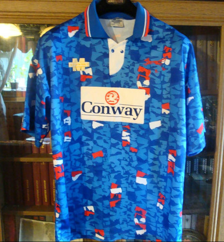 maillot de foot carlisle united fc domicile 1993-1995 rétro