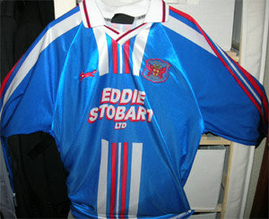 maillot de foot carlisle united fc domicile 2000-2002 rétro