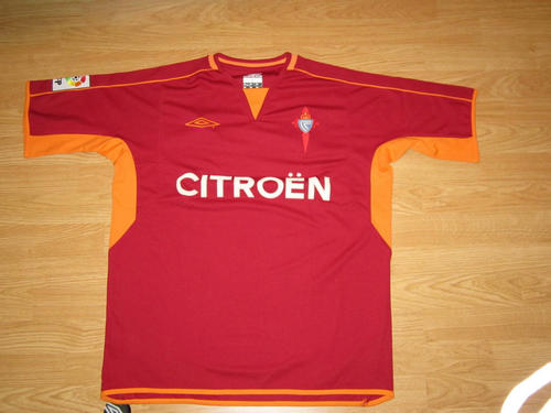 maillot de foot celta vigo exterieur 2004-2006 rétro