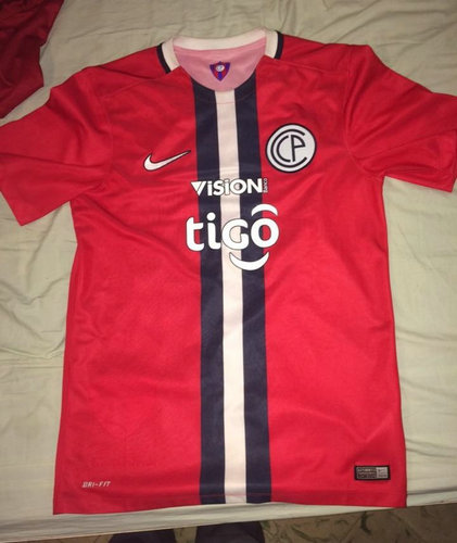 maillot de foot cerro porteño domicile 2015 rétro