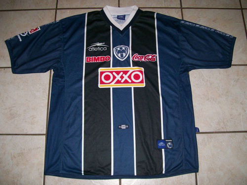 maillot de foot cf monterrey domicile 2000-2001 rétro