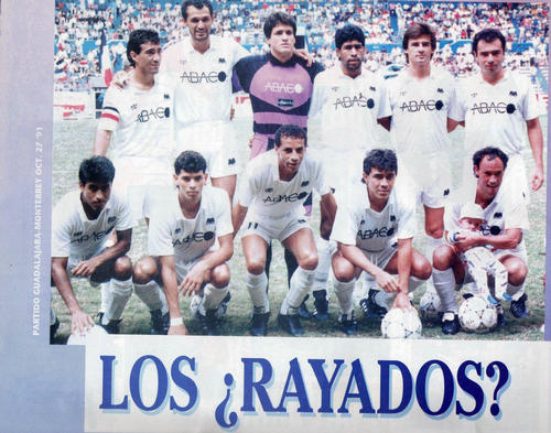 maillot de foot cf monterrey exterieur 1991-1992 rétro maillot de foot cf monterrey exterieur 1991-1992 rétro