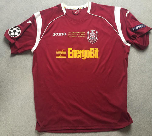 maillot de foot cfr 1915 cluj domicile 2010 rétro