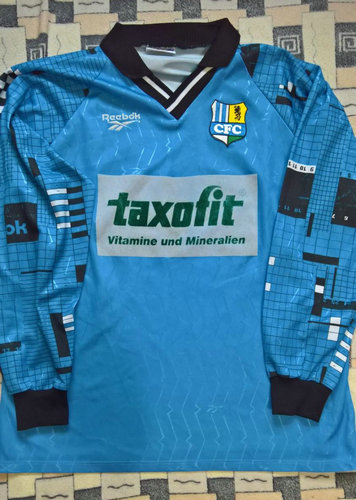 maillot de foot chemnitzer fc domicile 1996-1997 rétro