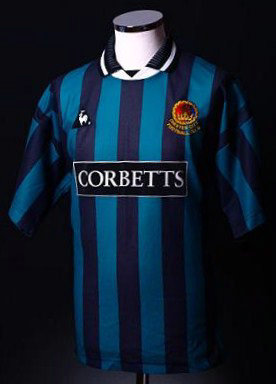 maillot de foot chester city exterieur 1995-1996 rétro