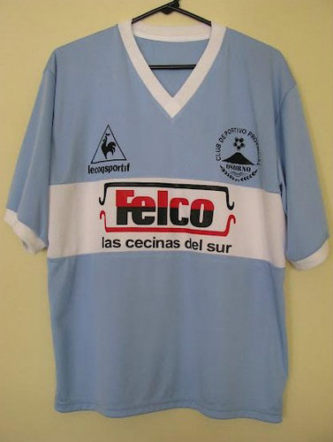 maillot de foot club deportivo provincial osorno domicile 1986-1988 rétro