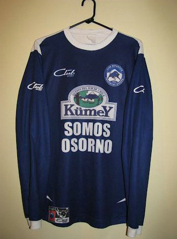 maillot de foot club deportivo provincial osorno domicile 2007 pas cher