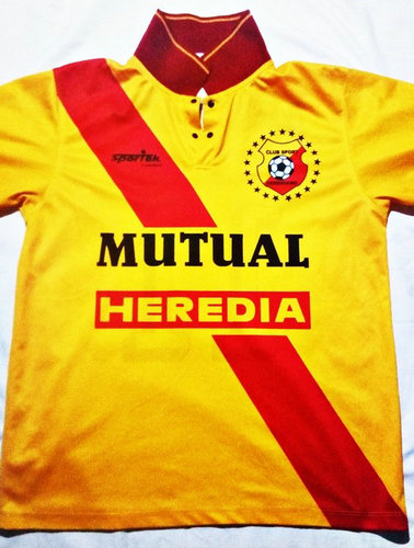 maillot de foot club sport herediano domicile 1996-1997 rétro