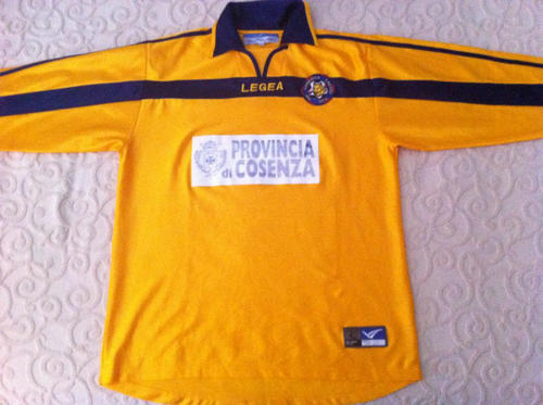 maillot de foot cosenza calcio third 2001-2002 rétro