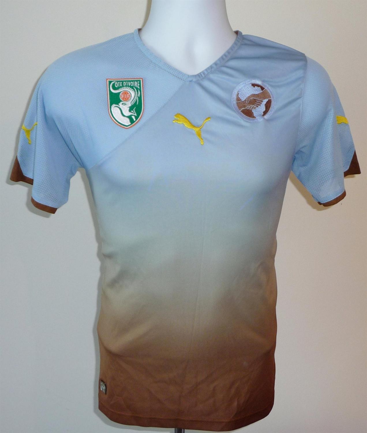 maillot de foot côte d'ivoire particulier 2010 pas cher