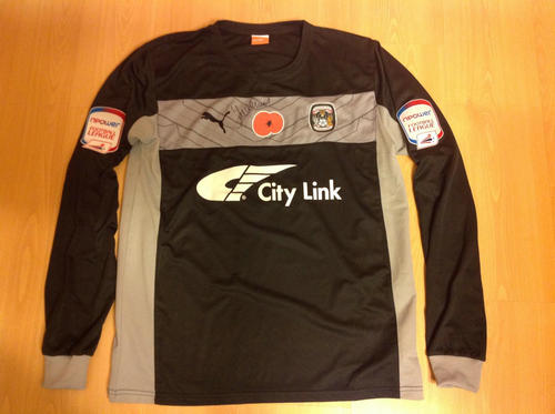 maillot de foot coventry city fc gardien 2012-2013 rétro