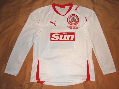 maillot de foot crawley town fc exterieur 2011 pas cher