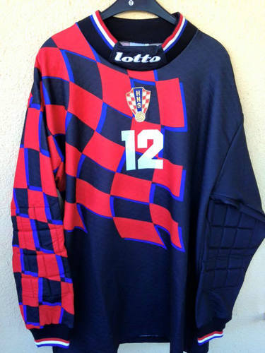 maillot de foot croatie gardien 1998-2000 rétro