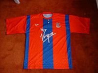 maillot de foot crystal palace fc domicile 1989-1990 rétro