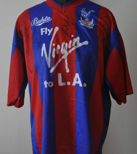maillot de foot crystal palace fc réplique 1989-1990 rétro