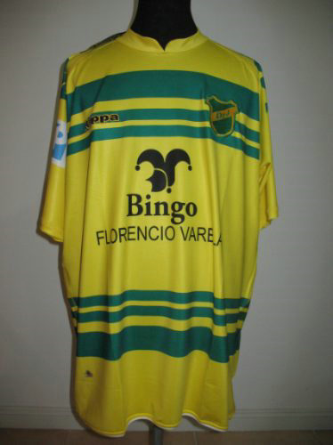 maillot de foot defensa y justicia domicile 2009-2010 rétro