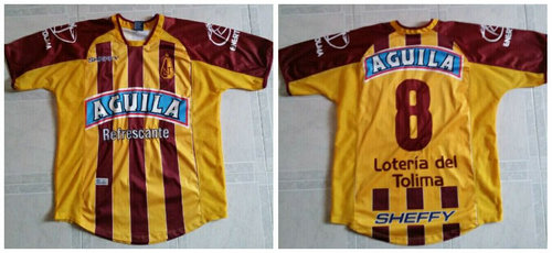 maillot de foot deportes tolima domicile 2007 rétro