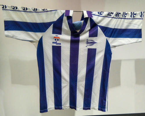 maillot de foot deportivo alavés domicile 1989-1993 rétro