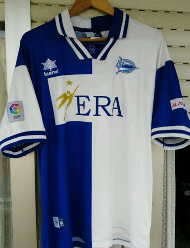 maillot de foot deportivo alavés domicile 1999-2000 rétro