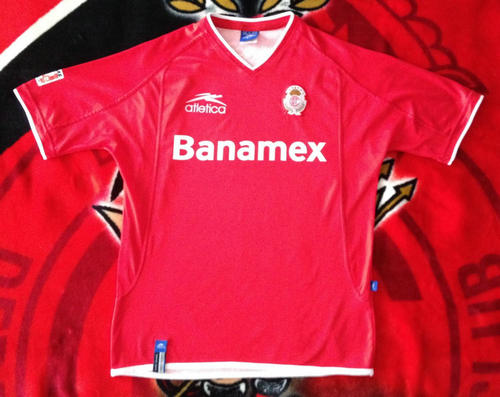 maillot de foot deportivo toluca domicile 2002 pas cher