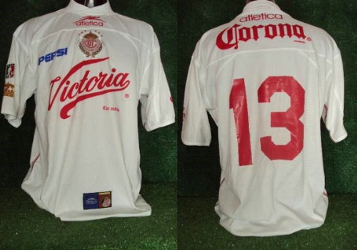 maillot de foot deportivo toluca exterieur 2000-2001 pas cher