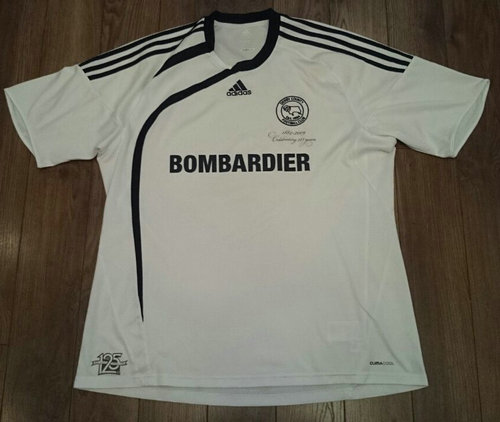 maillot de foot derby county fc domicile 2009-2010 rétro