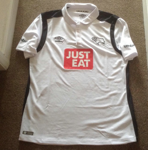 maillot de foot derby county fc domicile 2016-2017 rétro