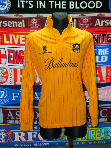 maillot de foot dumbarton fc domicile 2010-2011 rétro