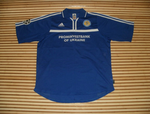 maillot de foot dynamo kiev exterieur 2001 rétro