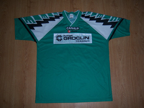 maillot de foot dyskobolia grodzisk wielkopolski domicile 2002-2003 pas cher