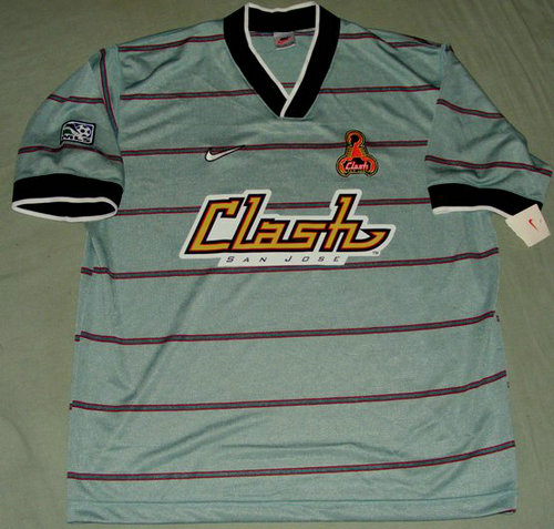 maillot de foot earthquakes de san josé exterieur 1997 rétro