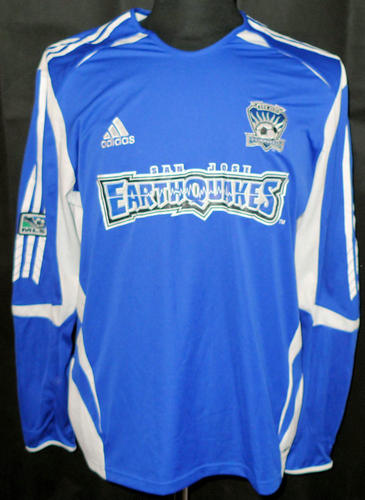 maillot de foot earthquakes de san josé gardien 2004-2005 rétro